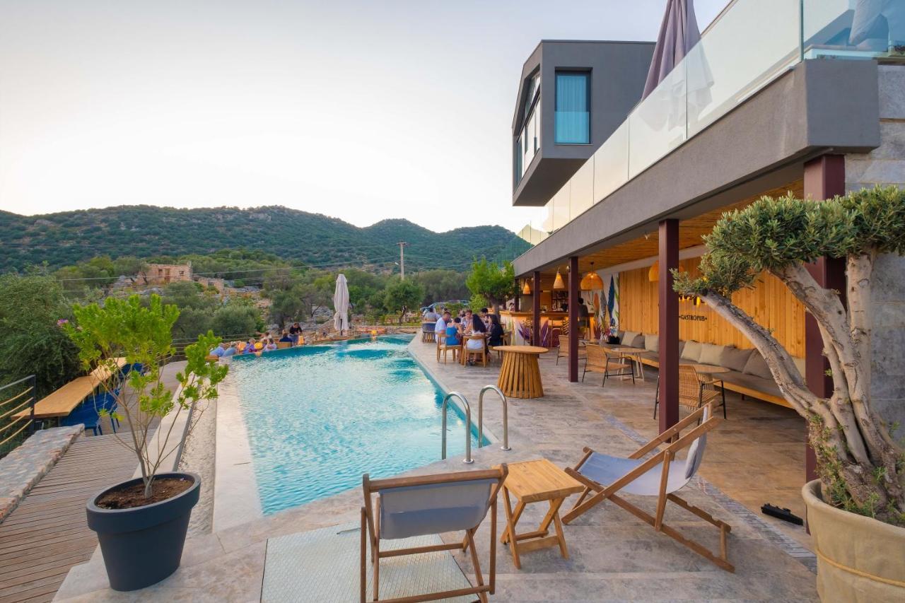 14 Premium Villas With Openair Restaurant&Tennis Court In Nature - Notos Club Kaş Exterior foto