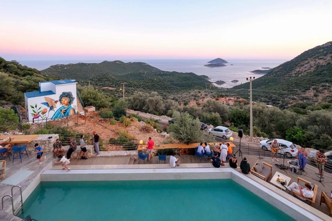 14 Premium Villas With Openair Restaurant&Tennis Court In Nature - Notos Club Kaş Exterior foto